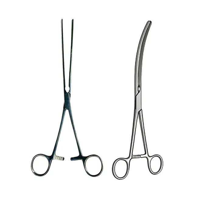 Doyen Intestinal Forceps (22.9 cm) / Plastic Surgery Instruments