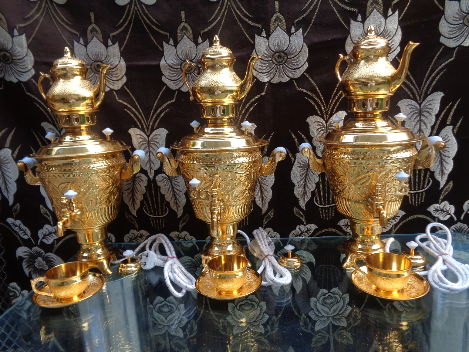 Латунные водокаторы и чайники Samovar набор питьевых колышек привлекательный не поддерживает каждый день оплата через Paypal Металлический