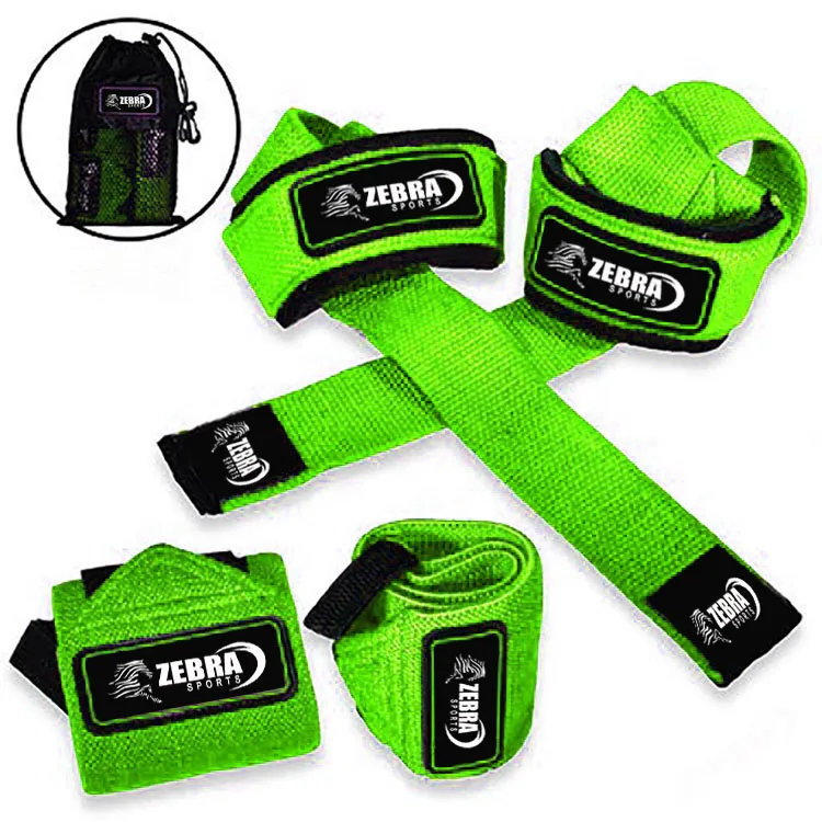 Customized Premium Wrist Wraps Lifting Straps with Carry Bag Professional Wrist Support Weightlifting Wholesale