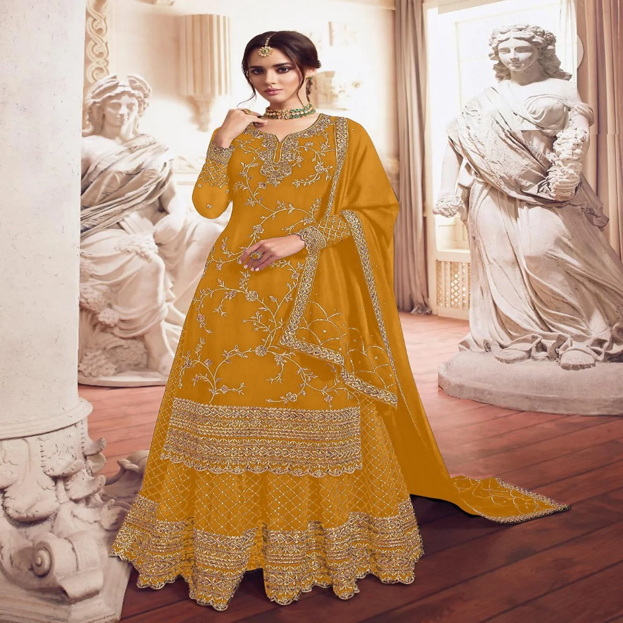 DESIGNER HEAVY GEORGETTE SUIT