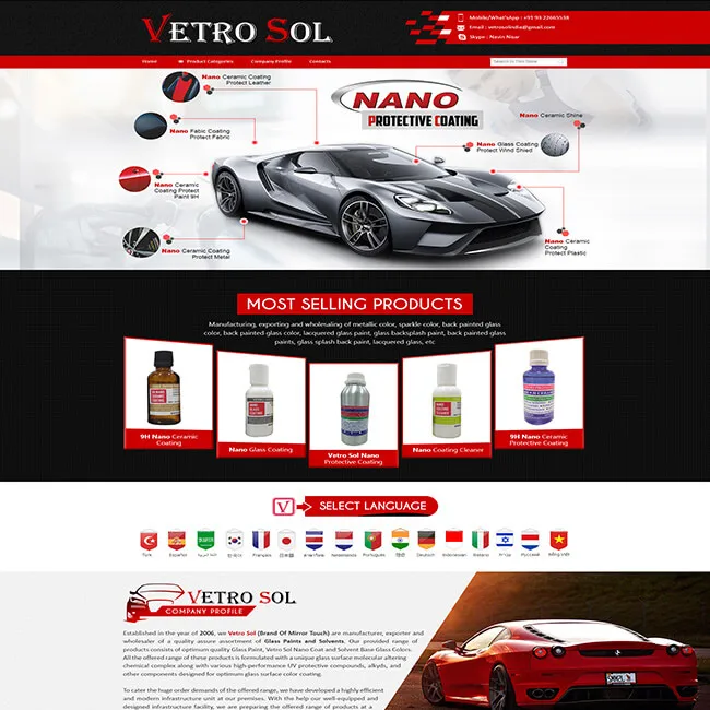 Herbal Products Alibaba Mini Website Design / Best Alibaba Minisite Design Services