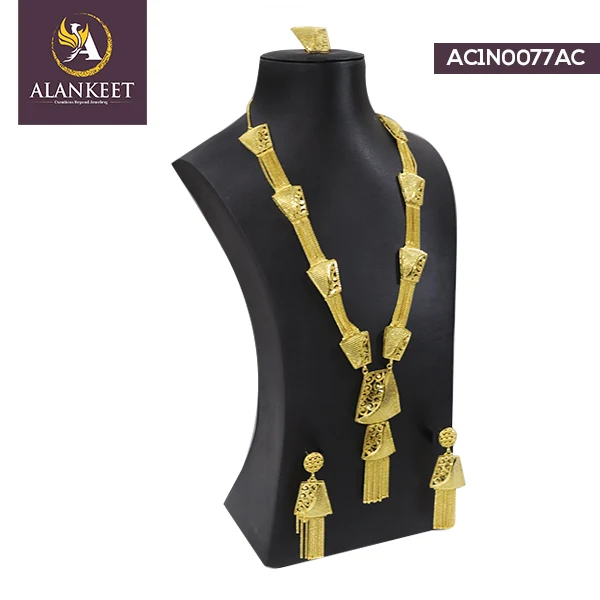 Gold Plated Artificial Necklace  jewelry set