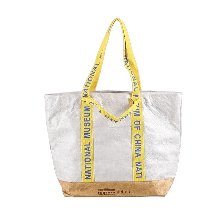 Factory wholesale waterproof DuPont Tyvek paper shopping tote bag