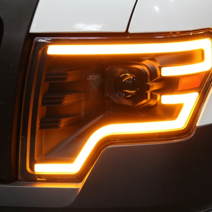 09-13 для Фар FORD F150 (хромированные/дымчатые)