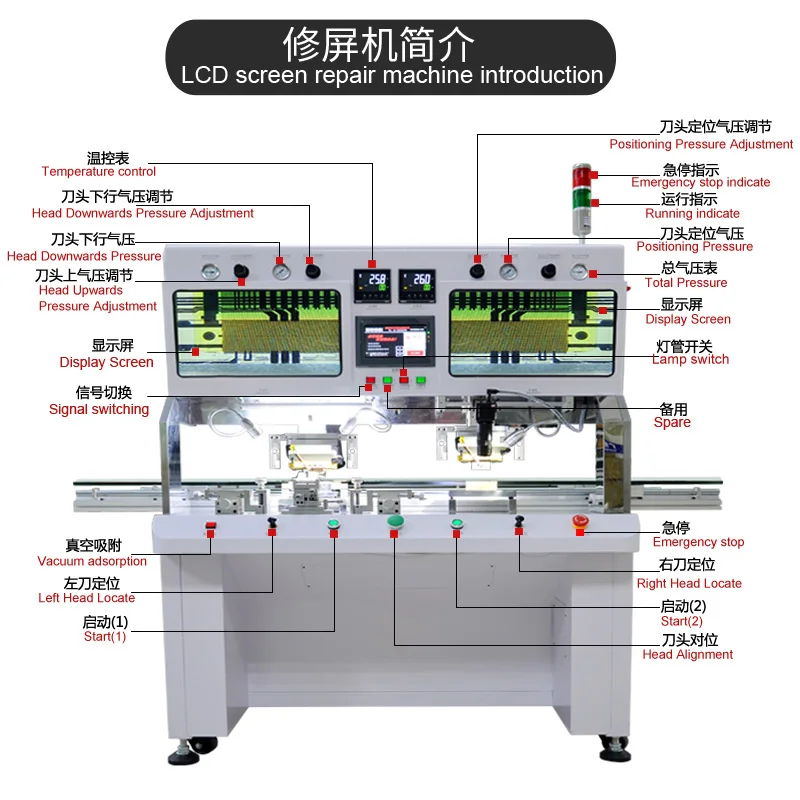 Pulse repair machine lcd repair acf bonding machine Pulse Hot Press Equipment for lcd led screen repairing
