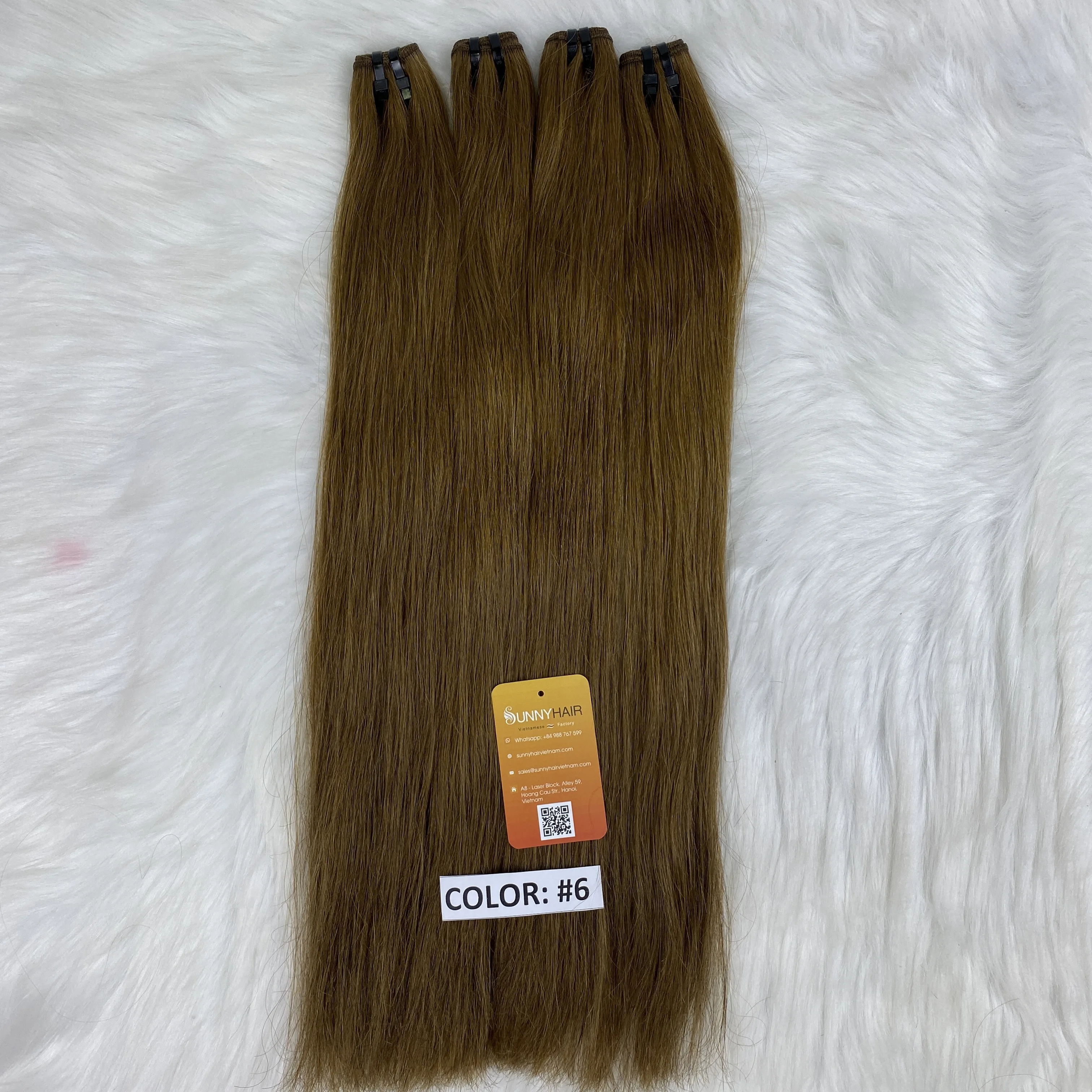 
Top Trending Straight chestnut color machine weft Raw Vietnamese Hair 100% Virgin Hair Extensions SIlky And Soft Hair 