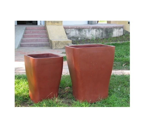 Оптовая продажа набор из 2 садовых горшков и Горшков квадратной формы Лучшая цена на комплект свяжитесь с нами!