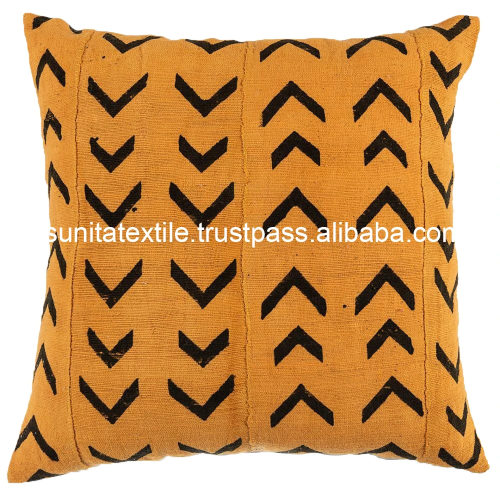  100% органический хлопок африканская грязевая ткань ручной блок Dabu Диванный диван дизайнерский Свадебный уличный Декор чехол для подушки