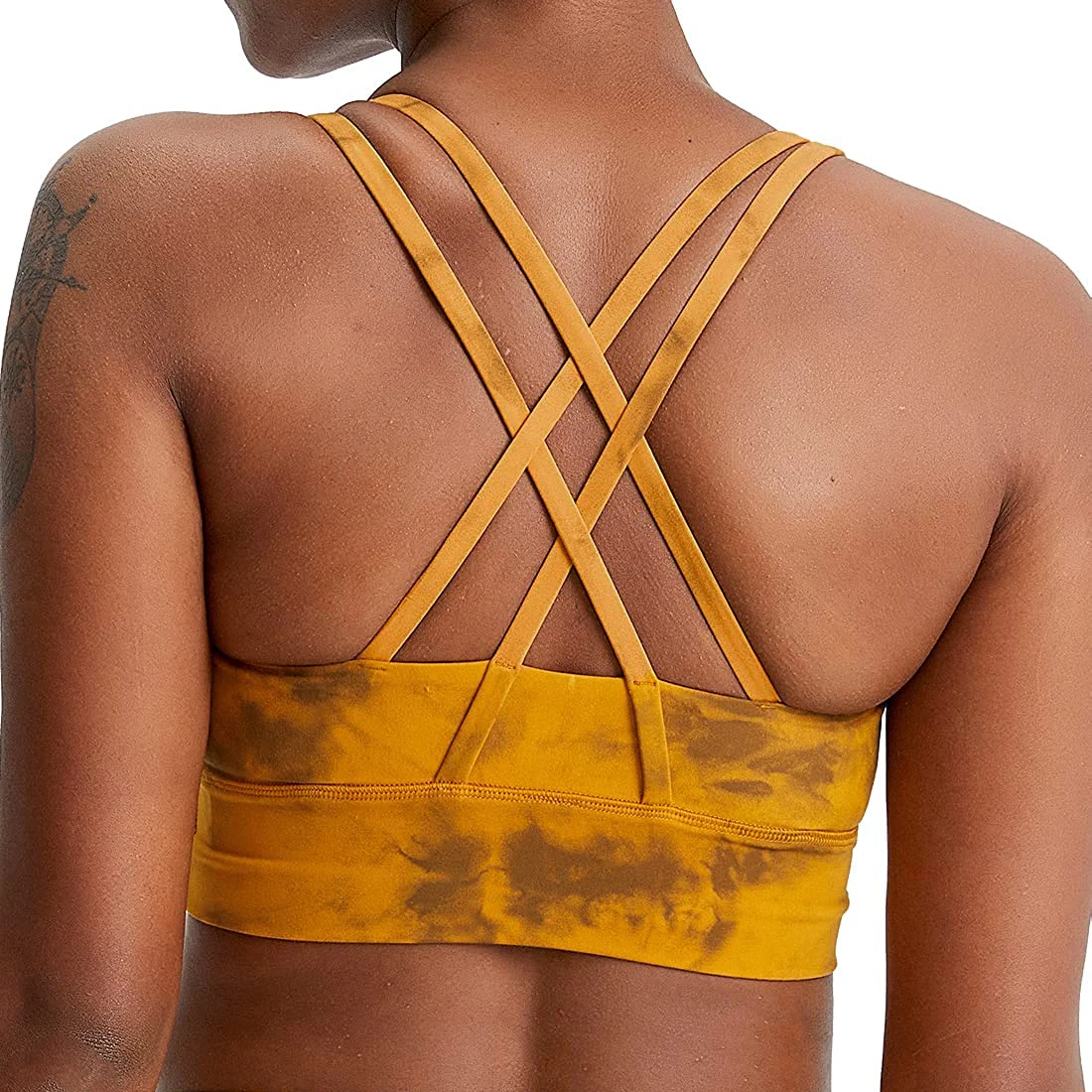 High Impact Running Push Up Supportive Padded Ladies 2024 Customized Gym Yoga Fitness Color Block Sports Bra