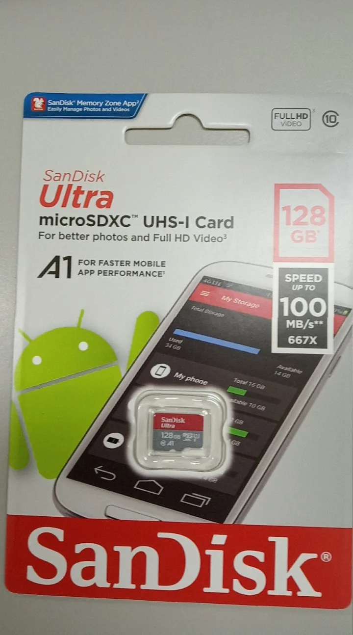 Wholesale Sandisk Ultra 128GB SDSQUAR Memory Card