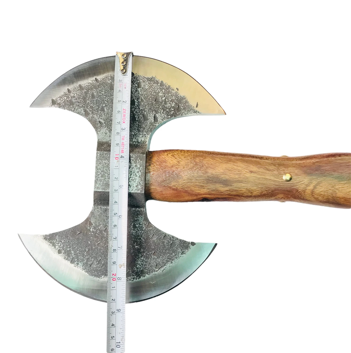 Custom HandmadeDouble Headed Viking Axe, Battle Axe, Hand Forged Steel Double Blade Viking Axe