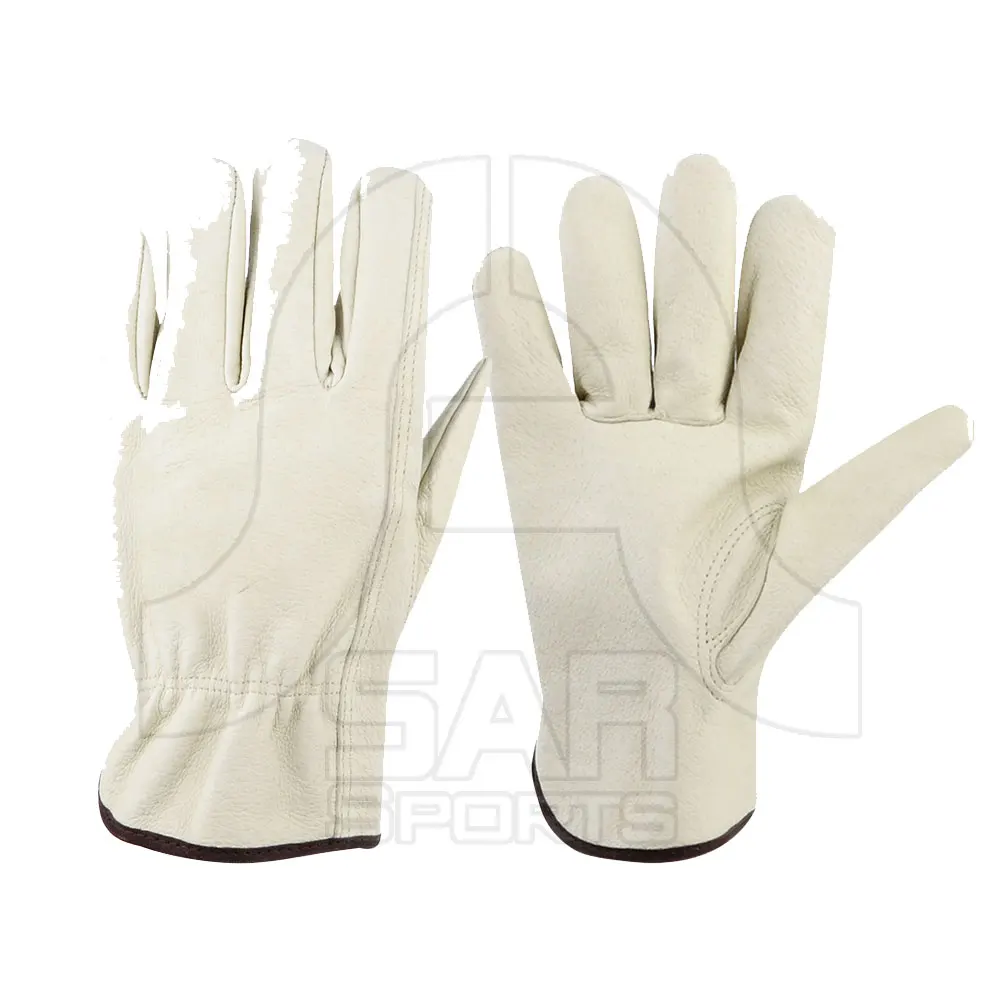 Factory Made Cheap Price High Quality Cow Split Leather Work Gloves Welding Gloves Leather Safety Gloves