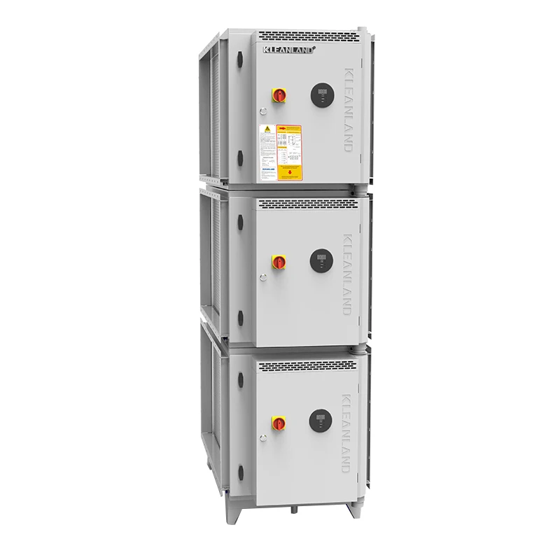 Commercial Kitchen Exhaust Steam Collector Electrostatic Precipitator Filter