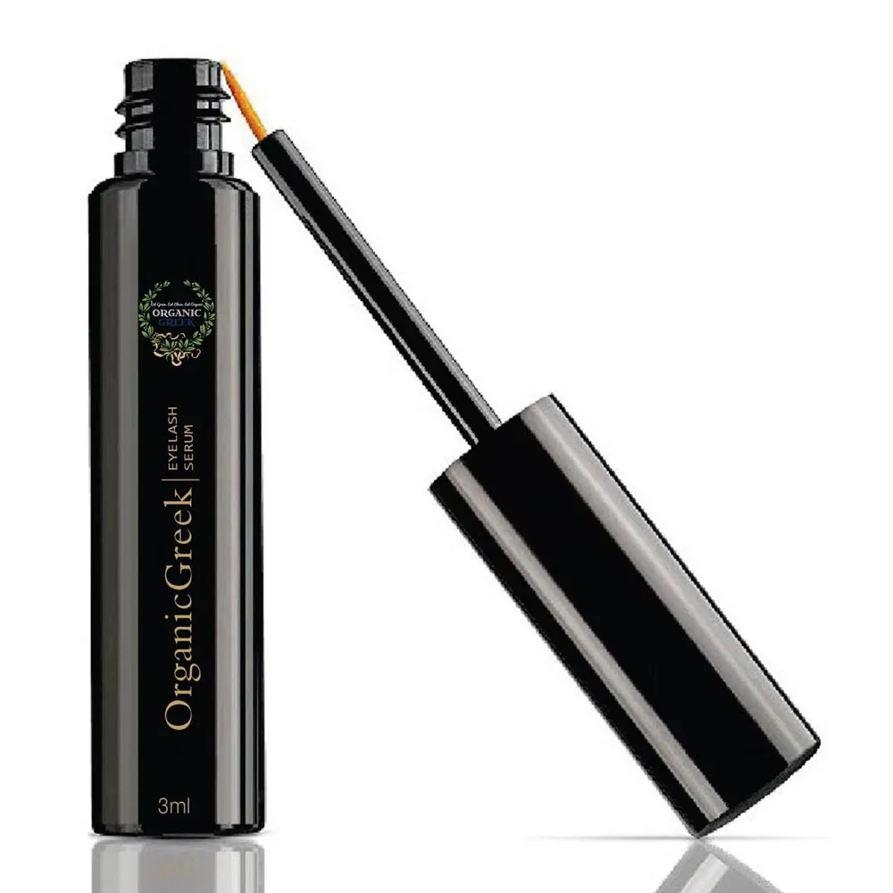 Organic Greek Natural Eyelash Growth Serum Vegan & Gluten Free Enriched Vitamin E Nourishes and Conditions Eyelashes