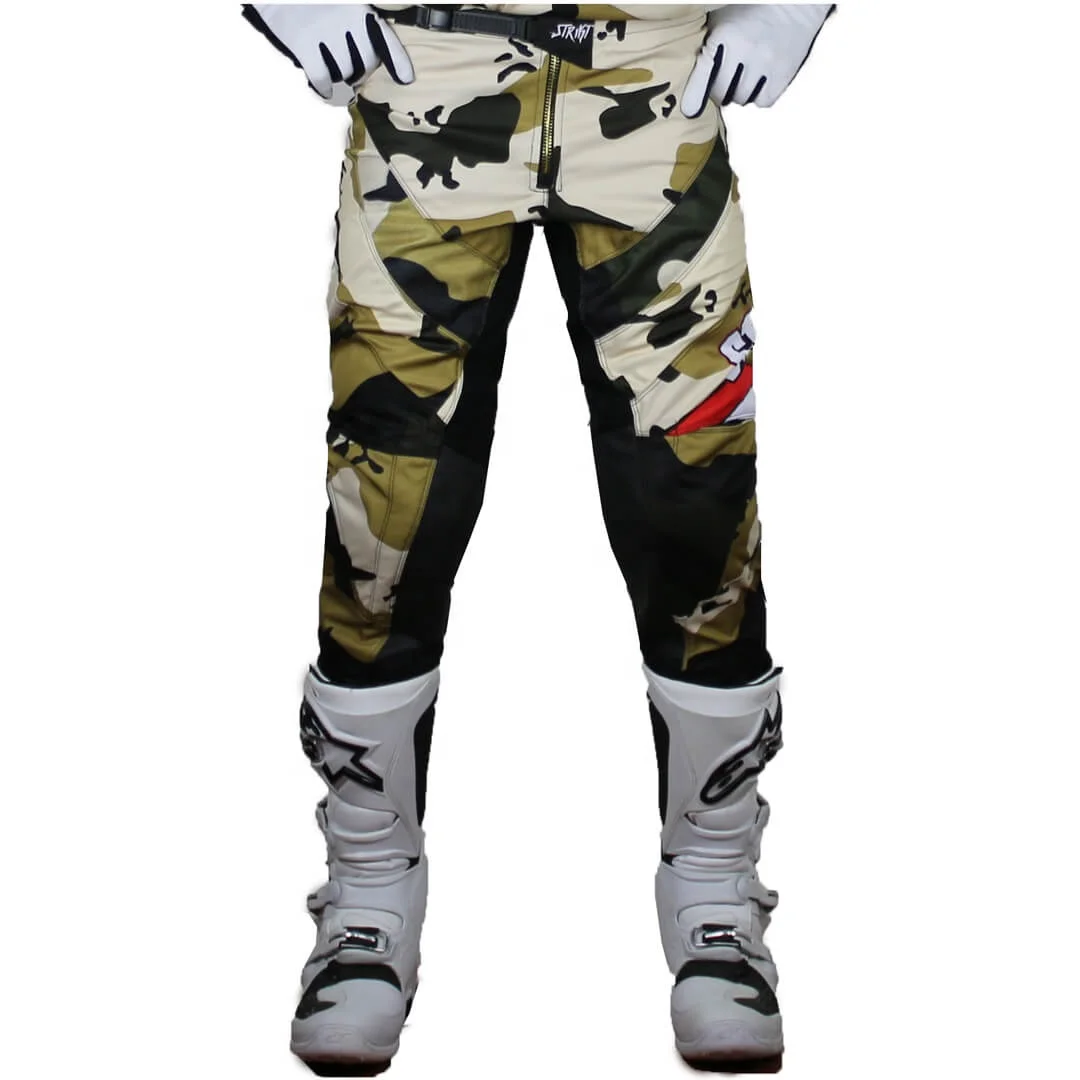 Camo Custom Motocross pants Mx pants New design custom MX MTB DH ATV Off road racing pants with custom logos
