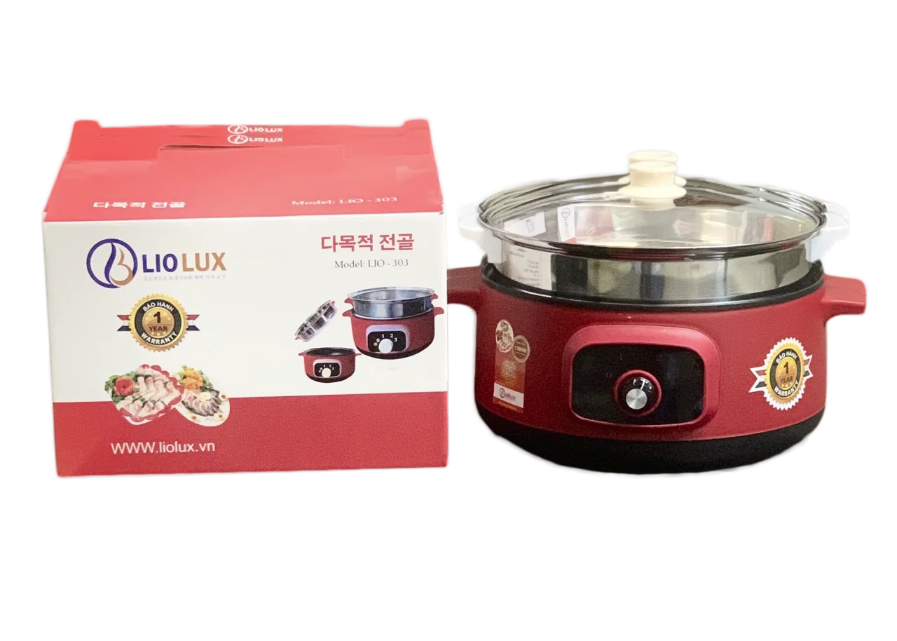 2021 бытовая техника Многофункциональный многофункциональный электрический горячий горшок 400 Вт диаметр 26 см 28 глубина 10