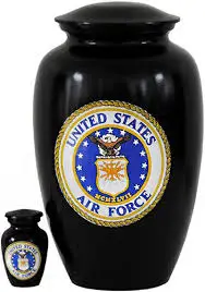 100% латунь урны для кремации человеческого зола контейнер банка урна загибания современная простая печать от ИНДИЙСКОГО Производителя