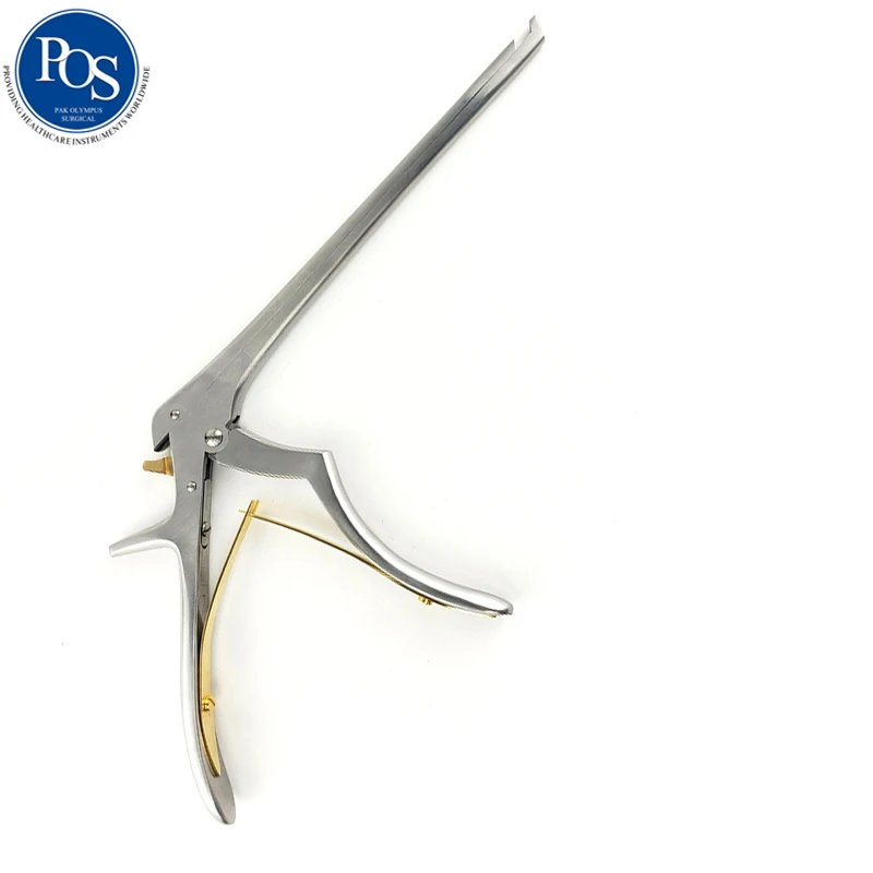 Stainless Steel Neurosurgery Orthopedic Surgical Instruments Kerrison Laminectomy Bone Punch Rongeur 90 Degree