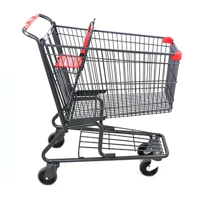 MOQ 50 PCS 135L American Market Grocery Cart, 135L Shopping Cart