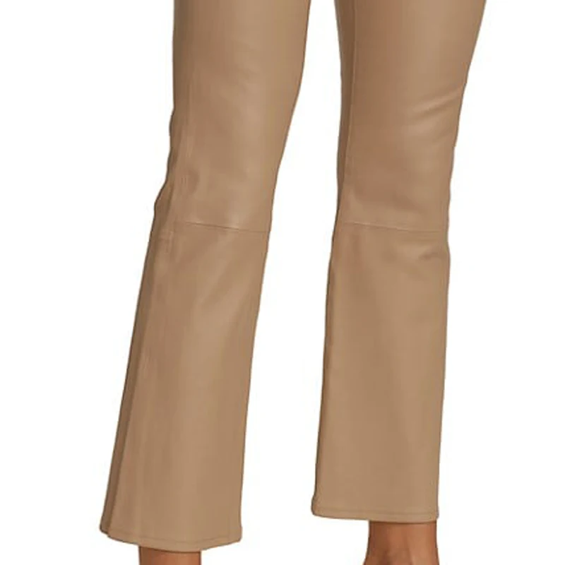Get Your Street Swagger On with Hip Hop Style Camel PU Pants Perfect for Casual Wear and All Matching Looks