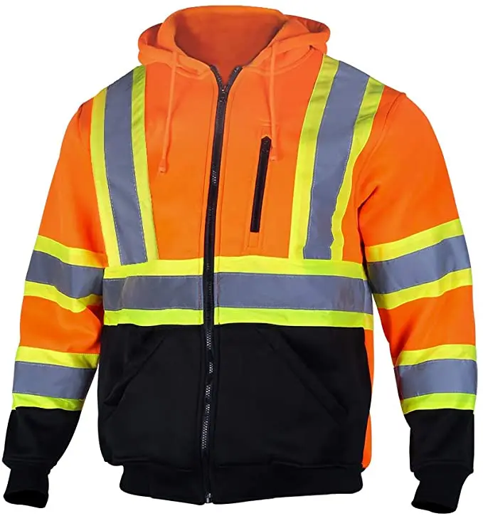  Толстовка Hi-vis пуловер джемпер защитная Светоотражающая