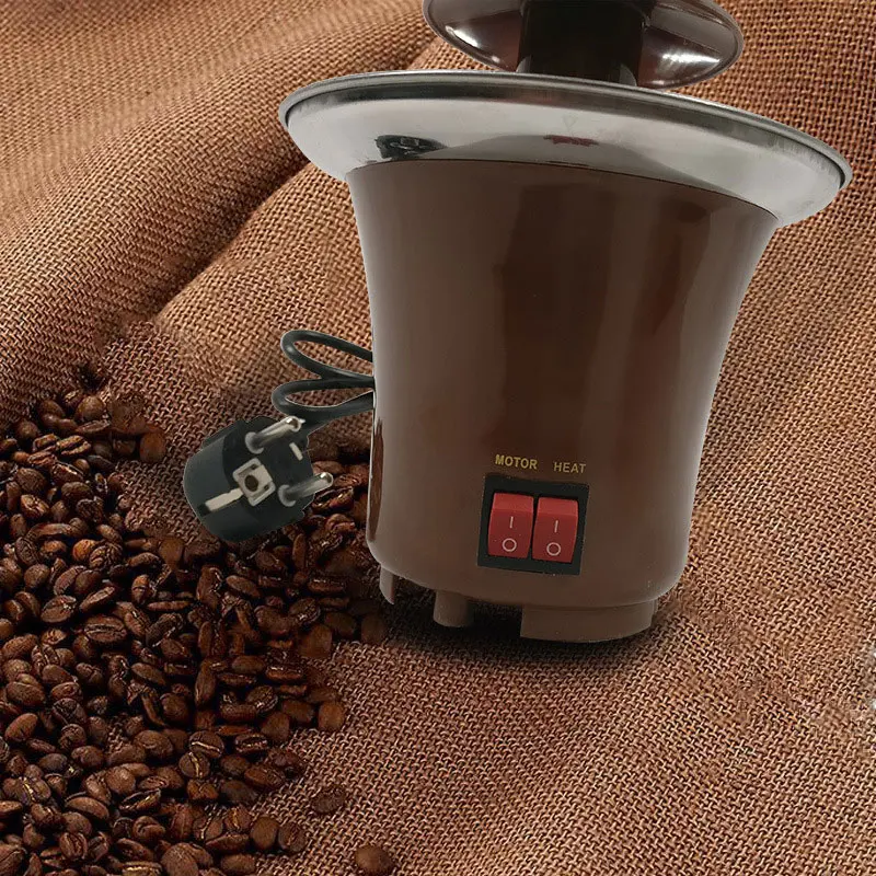 Custom Operated Large Industrial Commercial Double Battery Chocolate Fountain Machine