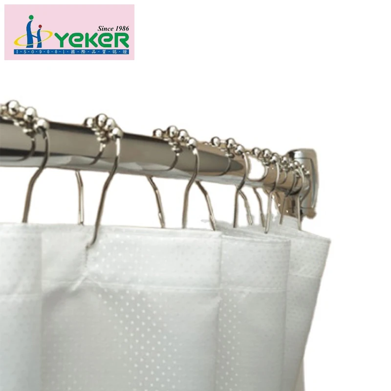 Изогнутый угловой карниз из цинкового сплава для ванной комнаты