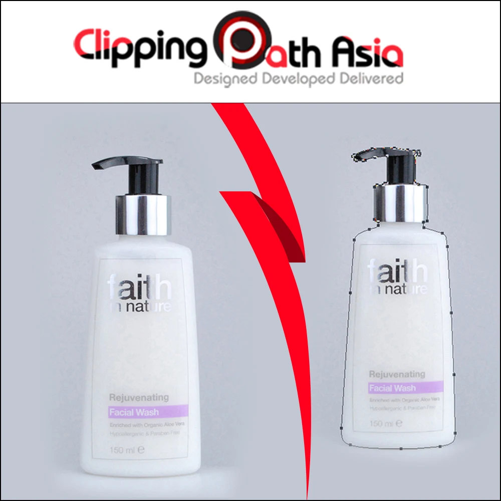 Обтравка и модель ретуши и удаление фона