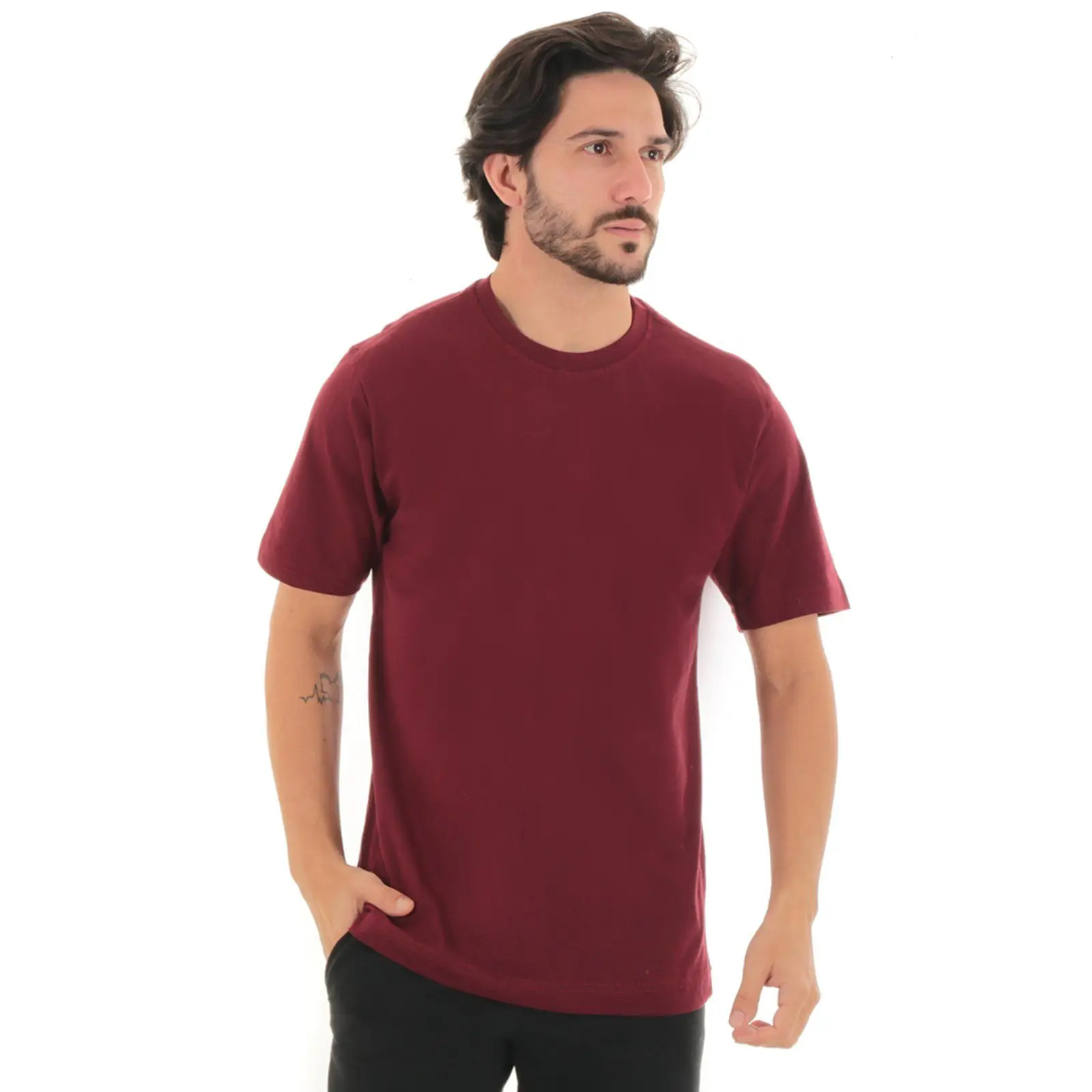 Высококачественная футболка унисекс без рисунка, рекламная Органическая футболка, индивидуальная нефирменная футболка с логотипом, футболки с индивидуальной этикеткой оптом