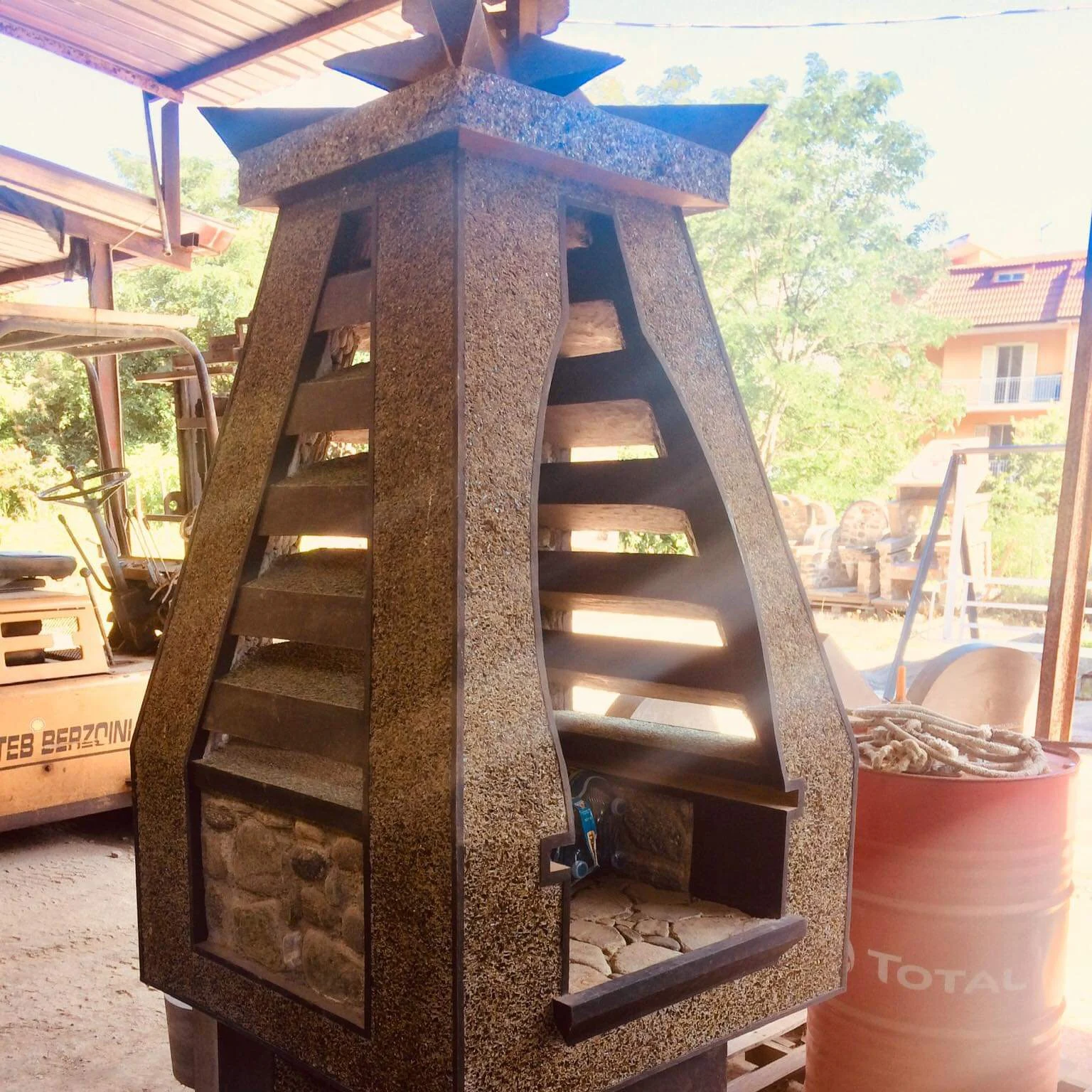 luxury italian outdoor barbecue asia stonedilgroup local stone calabria maida home garden