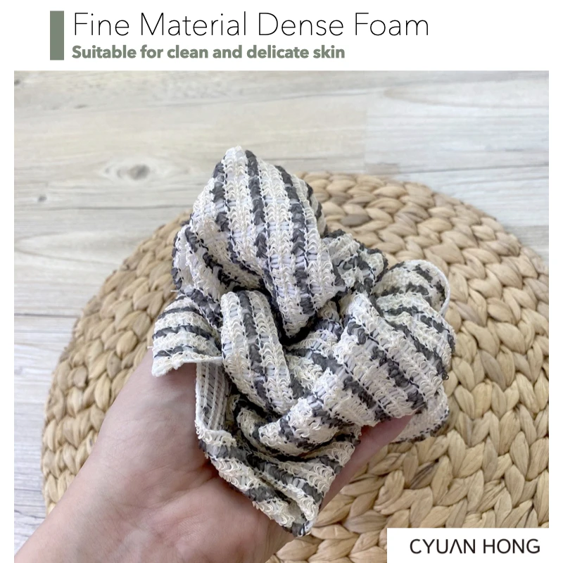 Bath Massage / Amazon Hot Sale Cotton Bamboo Charcoal Exfoliating Bath Towel for Wash Body