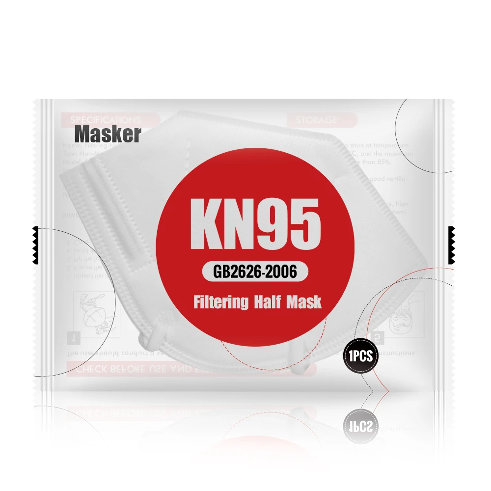 
Masker KN95 Masker Face Disposable Earloop Face Filter KN95 Dust KN95Mask China GB2626 Masker 