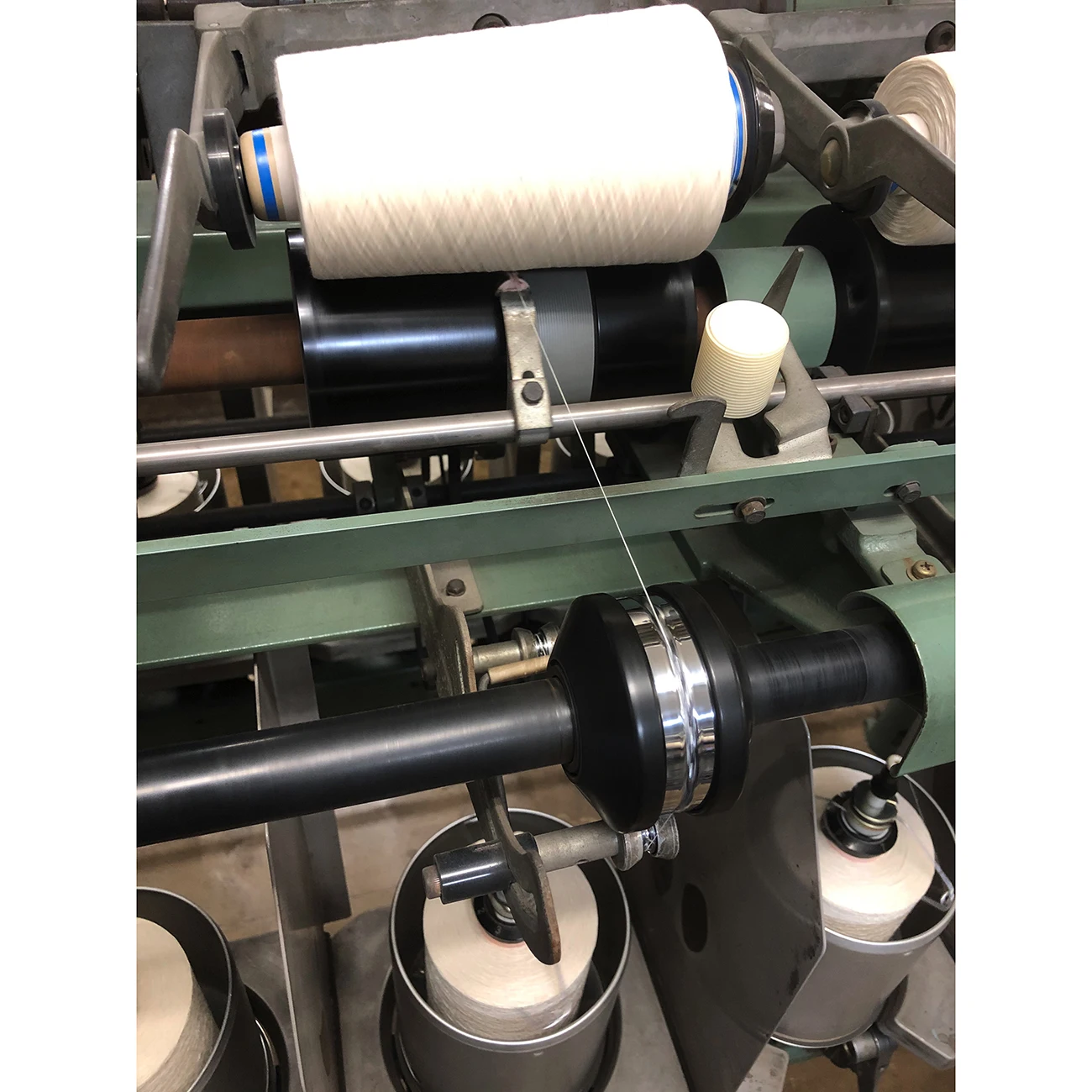 Soft absorbent super zero yarn white cotton thread sewing towel