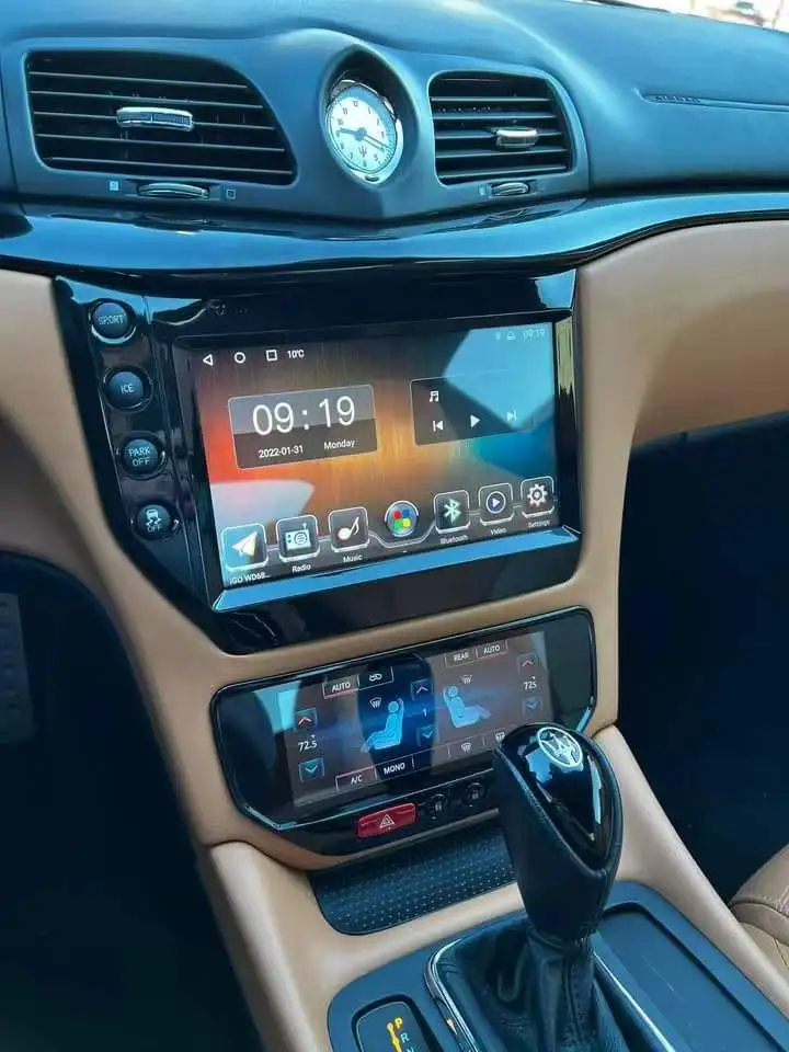 Aucar 9' Generation 2 Android 10 Car Radio GPS Navigation Car Stereo Video DVD Player For Maserati GT/GC Gran Turismo 2007-2019