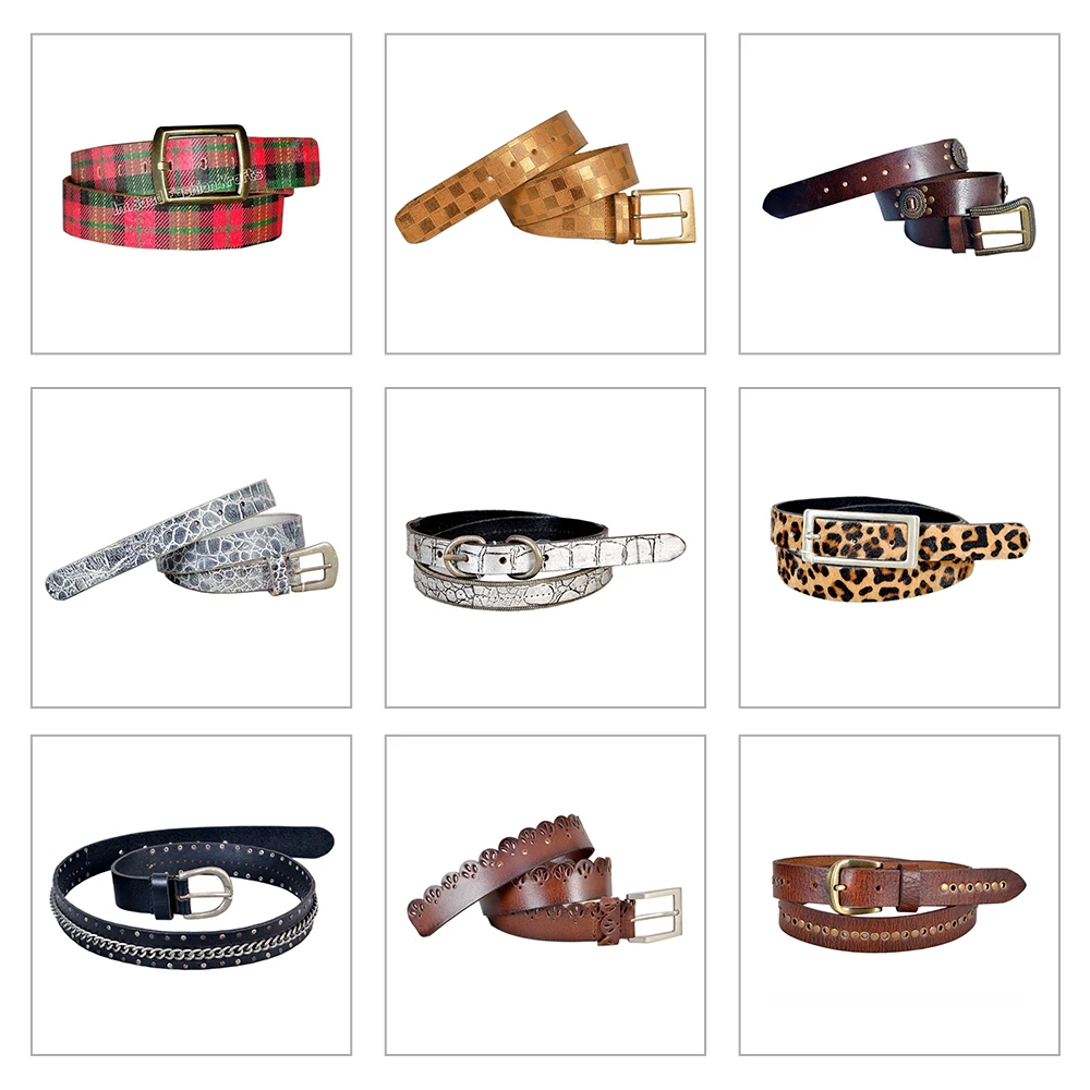 Premium Quality Handmade Ladies Leather Belt Custom Belt Indian Supplier