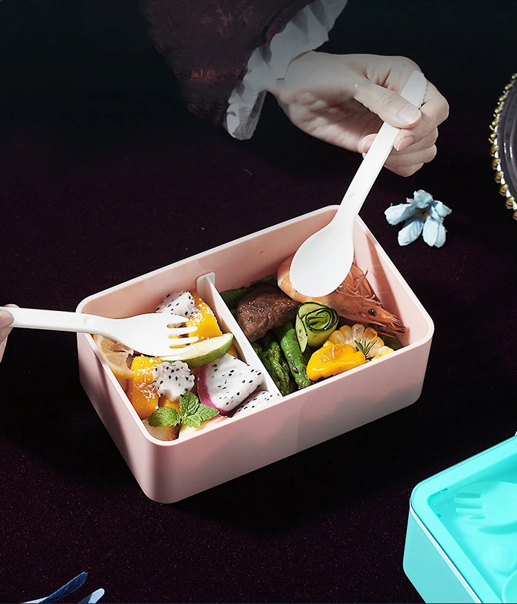 Factory Supply  Best Selling Christmas Festive Season Gifts  2 Layer Children School Silicon PP Lunch Box