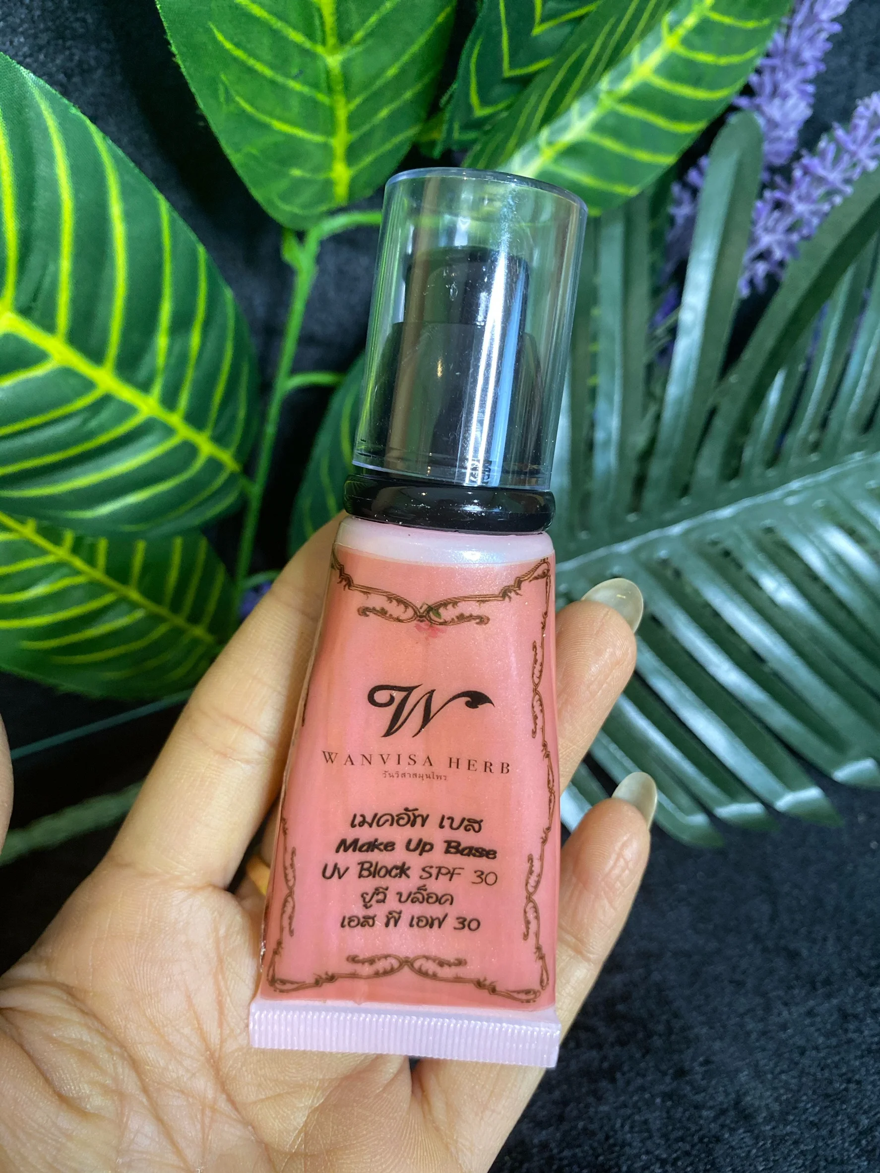 
Thailand Whitening Waterproof Sunscreen Shiny Face Make Up Base With Herbal Ingredient 