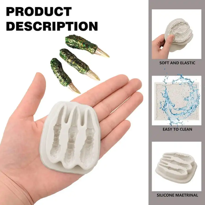 Dragon Fondant Dragon Eyes Dinosaur Claws Skin Candy for Baking Dragon Themed Christmas Ca