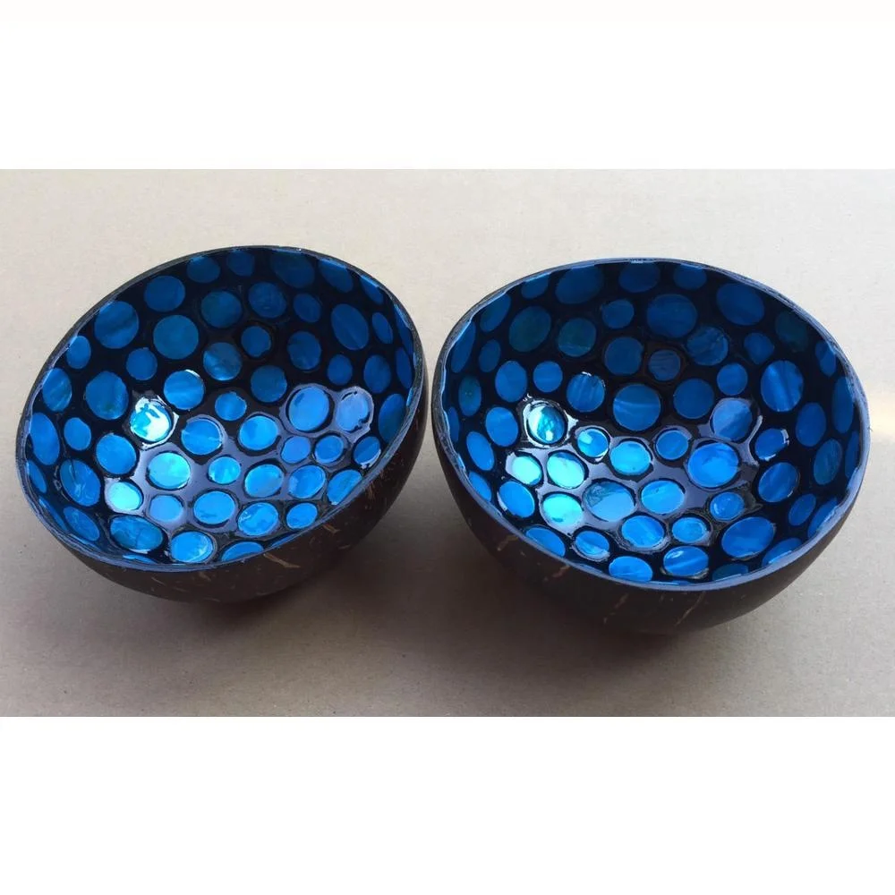 Coconut products High quality eco friendly nice MOP eggshell coconut bowl from Viet Nam Cocobowl and spoons