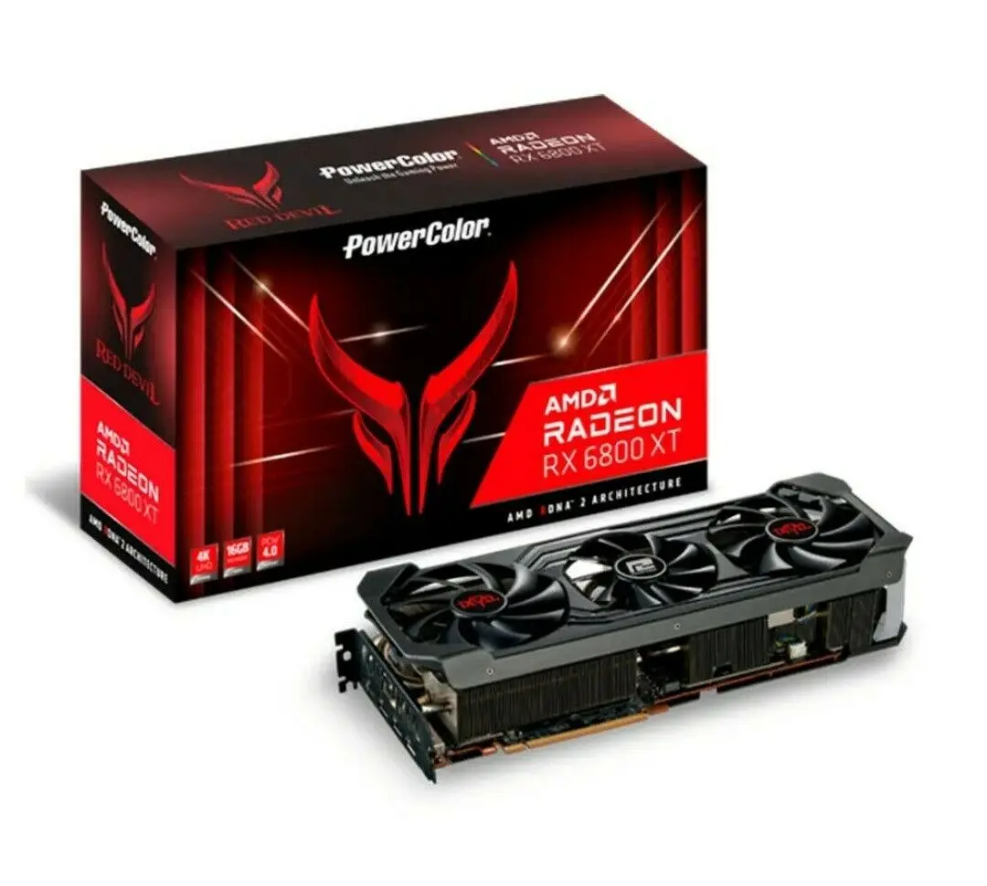 Доступно для нового PowerColor Red Devil AMD Radeon RX 6800 XT OC 16GB