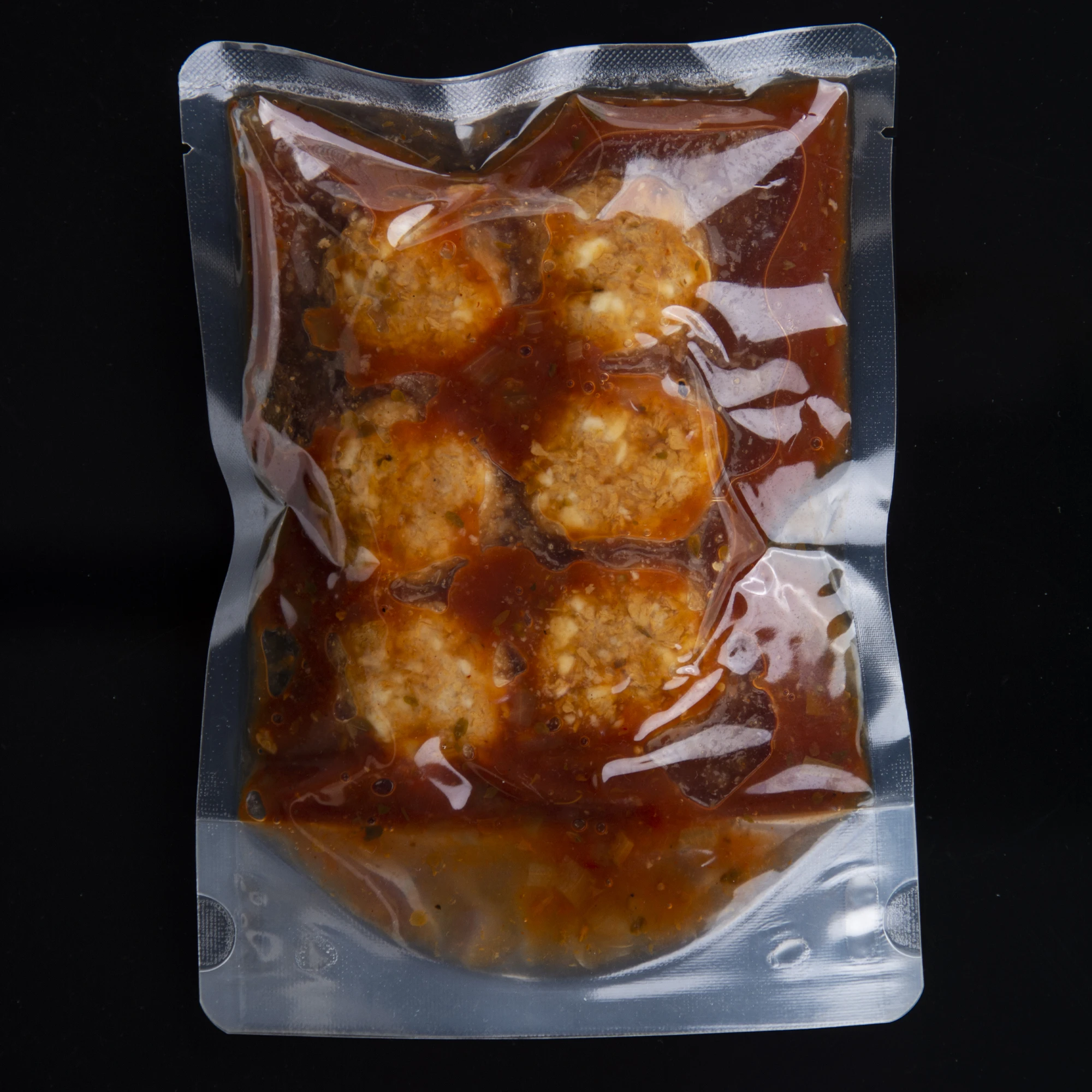 Best Quality Thai Non GMO Plant Based Meat Vegan Meatballs in Custom Sauce with GMP HACCP BRC Certified Private Label OEM