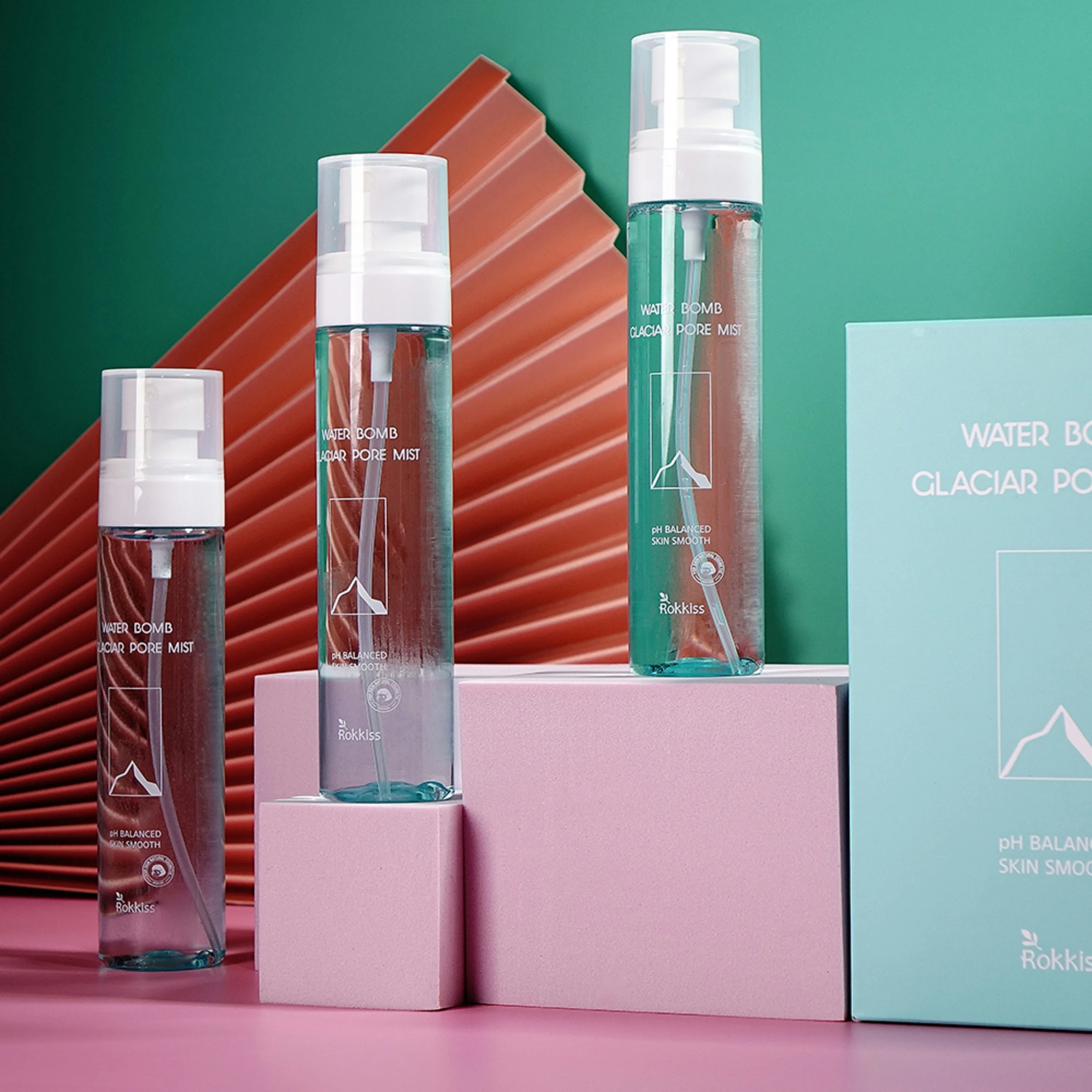 Water bomb Glacier water fountain moisture mist(3 EA) K-COSMETIC SKIN BALANCING PERSONAL CARE SKIN KOREA MOISTURIZING SKIN CARE