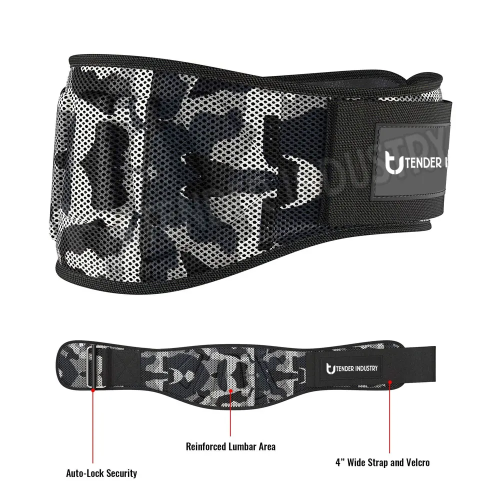 Wholesale Bodybuilding Back Support Squat Training Neoprene Gym Belt For Weightlifting