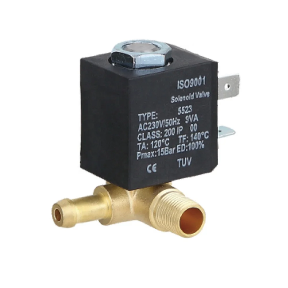 COVNA 1/8 inch 5523 Direct Acting 2/2 Way NC Electromagnetic Solenoid Valve for Coffee Machine