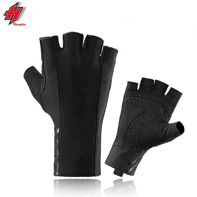 cycling gloves custom Cool Change Padded Shockproof Anti Slip Breathable Mountain Bike Cycling Gloves Half Finger Bicycle Gloves