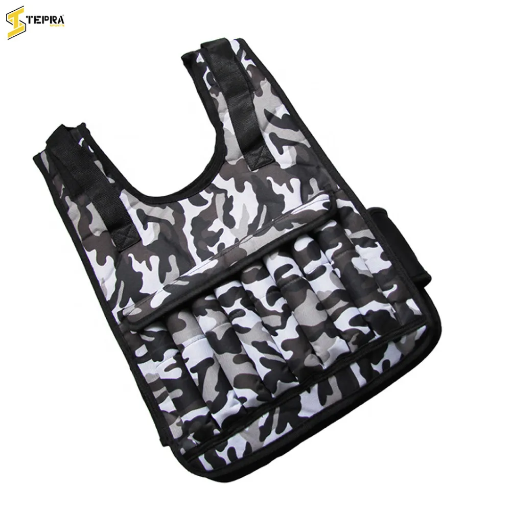 15 кг Регулируемый Вес жилет Круглая стальная пластина железный стержень вес костюм Фитнес Бег