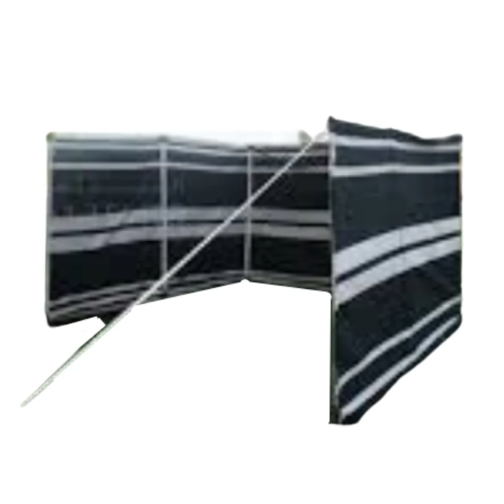 Desert Camping Tent Windbreak Sidewall 100% Cotton Canvas with Steel Poles Double Layer Inside Dyed/Printed Fabric