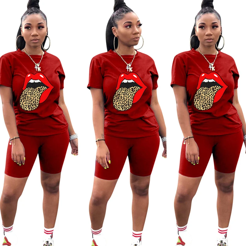 Latest Custom DTG Silk Screen Printing Two Piece Dress New Design Women Casual Wear Suit High Quality Summer Sets