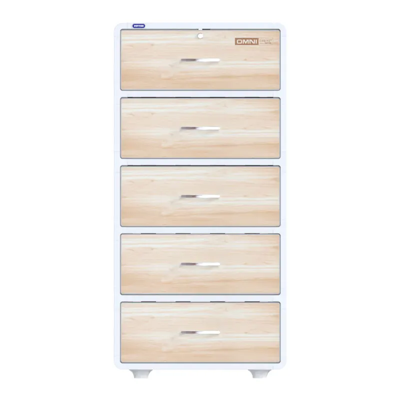 Omni Plastic Cabinet No.1366/5 Drawer for clothes