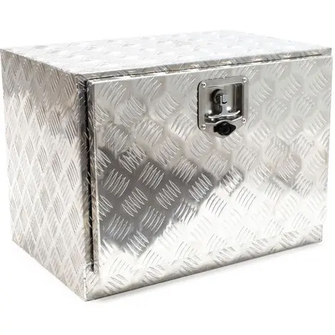 Aluminum Pickup Truck Underbody Bed Tool Box Under Trailer Tool Storage Case